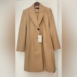 Zara Classic Camel Trench Coat